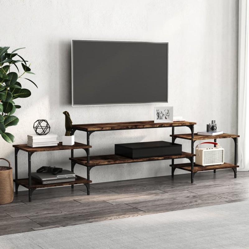 vidaXL TV-Schrank Räuchereiche 197x35x52 cm Holzwerkstoff vidaXL TV-Schrank Räuchereiche 197x35x52 cm Holzwerkstoff
