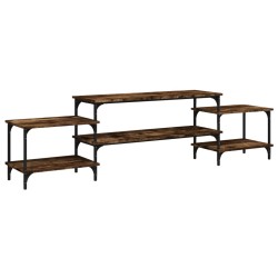 vidaXL TV-Schrank Räuchereiche 197x35x52 cm Holzwerkstoff
