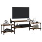 vidaXL TV-Schrank Räuchereiche 197x35x52 cm Holzwerkstoff vidaXL TV-Schrank Räuchereiche 197x35x52 cm Holzwerkstoff
