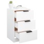 vidaXL Nachttische 2 Stk. Weiß 40x36x65 cm vidaXL Nachttische 2 Stk. Weiß 40x36x65 cm