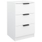 vidaXL Nachttische 2 Stk. Weiß 40x36x65 cm vidaXL Nachttische 2 Stk. Weiß 40x36x65 cm