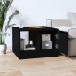 vidaXL Couchtisch Schwarz 50x50x36 cm Holzwerkstoff vidaXL Couchtisch Schwarz 50x50x36 cm Holzwerkstoff