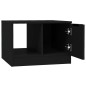 vidaXL Couchtisch Schwarz 50x50x36 cm Holzwerkstoff vidaXL Couchtisch Schwarz 50x50x36 cm Holzwerkstoff