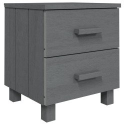 vidaXL Nachttisch HAMAR Dunkelgrau 40x35x44,5 cm Massivholz Kiefer