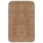 vidaXL Badematten-Set 3-tlg. Stoff Beige vidaXL Badematten-Set 3-tlg. Stoff Beige