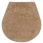 vidaXL Badematten-Set 3-tlg. Stoff Beige vidaXL Badematten-Set 3-tlg. Stoff Beige