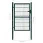 vidaXL 2D Zauntor (Einzeltor) Grün 106x230 cm vidaXL 2D Zauntor (Einzeltor) Grün 106x230 cm