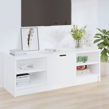 vidaXL TV-Schrank Weiß 102x35x36,5 cm Holzwerkstoff