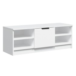 vidaXL TV-Schrank Weiß 102x35x36,5 cm Holzwerkstoff
