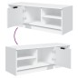 vidaXL TV-Schrank Weiß 102x35x36,5 cm Holzwerkstoff vidaXL TV-Schrank Weiß 102x35x36,5 cm Holzwerkstoff