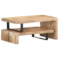 vidaXL 2-tlg. Couchtisch-Set Massivholz Mango 