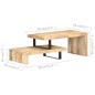 vidaXL 2-tlg. Couchtisch-Set Massivholz Mango vidaXL 2-tlg. Couchtisch-Set Massivholz Mango