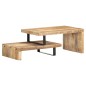 vidaXL 2-tlg. Couchtisch-Set Massivholz Mango vidaXL 2-tlg. Couchtisch-Set Massivholz Mango