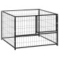vidaXL Hundezwinger Schwarz 100x100x70 cm Stahl vidaXL Hundezwinger Schwarz 100x100x70 cm Stahl