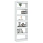 vidaXL Bücherregal/Raumteiler Hochglanz-Weiß 60x30x198cm vidaXL Bücherregal/Raumteiler Hochglanz-Weiß 60x30x198cm