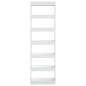 vidaXL Bücherregal/Raumteiler Hochglanz-Weiß 60x30x198cm vidaXL Bücherregal/Raumteiler Hochglanz-Weiß 60x30x198cm