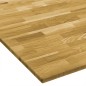 vidaXL Tischplatte Eichenholz Massiv Quadratisch 23 mm 80x80 cm vidaXL Tischplatte Eichenholz Massiv Quadratisch 23 mm 80x80 cm
