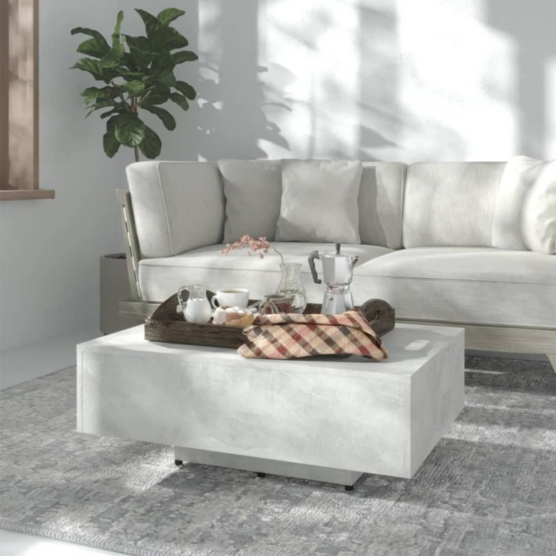 vidaXL Couchtisch Betongrau 85x55x31 cm Holzwerkstoff vidaXL Couchtisch Betongrau 85x55x31 cm Holzwerkstoff