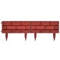 11 x Palisade Gartenzaun Beeteinfassung Beetumrandung 11 x Palisade Gartenzaun Beeteinfassung Beetumrandung