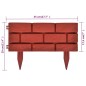 11 x Palisade Gartenzaun Beeteinfassung Beetumrandung 11 x Palisade Gartenzaun Beeteinfassung Beetumrandung