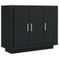 vidaXL Sideboard Schwarz 92x35x75 cm Holzwerkstoff vidaXL Sideboard Schwarz 92x35x75 cm Holzwerkstoff