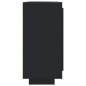 vidaXL Sideboard Schwarz 92x35x75 cm Holzwerkstoff vidaXL Sideboard Schwarz 92x35x75 cm Holzwerkstoff