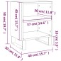 vidaXL Nachttische 2 Stk. Schwarz 40x30x50 cm Holzwerkstoff vidaXL Nachttische 2 Stk. Schwarz 40x30x50 cm Holzwerkstoff