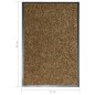 vidaXL Fußmatte Waschbar Braun 40x60 cm vidaXL Fußmatte Waschbar Braun 40x60 cm