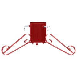 vidaXL Christbaumständer Rot 58x58x21 cm
