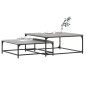 vidaXL Satztische 2 Stk. Grau Sonoma Holzwerkstoff vidaXL Satztische 2 Stk. Grau Sonoma Holzwerkstoff