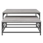 vidaXL Satztische 2 Stk. Grau Sonoma Holzwerkstoff vidaXL Satztische 2 Stk. Grau Sonoma Holzwerkstoff