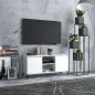 vidaXL TV-Schrank mit Metallbeinen Hochglanz-Weiß 103,5x35x50 cm vidaXL TV-Schrank mit Metallbeinen Hochglanz-Weiß 103,5x35x50 cm