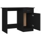 vidaXL Schreibtisch Schwarz 100x50x76 cm Holzwerkstoff vidaXL Schreibtisch Schwarz 100x50x76 cm Holzwerkstoff