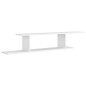 vidaXL TV-Wandregal Weiß 125x18x23 cm Holzwerkstoff vidaXL TV-Wandregal Weiß 125x18x23 cm Holzwerkstoff