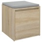 vidaXL Schubladenbox Sonoma-Eiche 40,5x40x40 cm Holzwerkstoff vidaXL Schubladenbox Sonoma-Eiche 40,5x40x40 cm Holzwerkstoff
