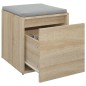 vidaXL Schubladenbox Sonoma-Eiche 40,5x40x40 cm Holzwerkstoff vidaXL Schubladenbox Sonoma-Eiche 40,5x40x40 cm Holzwerkstoff