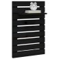 vidaXL Wand-Nachttische 2 Stk. Schwarz Massivholz Kiefer vidaXL Wand-Nachttische 2 Stk. Schwarz Massivholz Kiefer