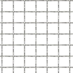 vidaXL Wellengitter Edelstahl 100x85 cm 31x31x3 mm
