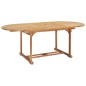 vidaXL Ausziehbarer Gartentisch 150-200 x 100 x 75 cm Massivholz Teak vidaXL Ausziehbarer Gartentisch 150-200 x 100 x 75 cm Massivholz Teak