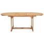 vidaXL Ausziehbarer Gartentisch 150-200 x 100 x 75 cm Massivholz Teak vidaXL Ausziehbarer Gartentisch 150-200 x 100 x 75 cm Massivholz Teak