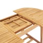 vidaXL Ausziehbarer Gartentisch 150-200 x 100 x 75 cm Massivholz Teak vidaXL Ausziehbarer Gartentisch 150-200 x 100 x 75 cm Massivholz Teak