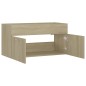 vidaXL Waschbeckenunterschrank Sonoma-Eiche 90x38,5x46cm Holzwerkstoff vidaXL Waschbeckenunterschrank Sonoma-Eiche 90x38,5x46cm Holzwerkstoff