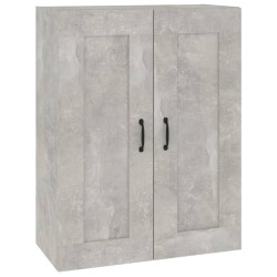 vidaXL Hängeschrank Betongrau 69,5x32,5x90 cm