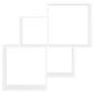 vidaXL Würfelregal Weiß 80x15x78,5 cm Holzwerkstoff vidaXL Würfelregal Weiß 80x15x78,5 cm Holzwerkstoff