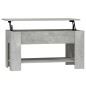 vidaXL Couchtisch Betongrau 101x49x52 cm Holzwerkstoff vidaXL Couchtisch Betongrau 101x49x52 cm Holzwerkstoff