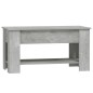 vidaXL Couchtisch Betongrau 101x49x52 cm Holzwerkstoff vidaXL Couchtisch Betongrau 101x49x52 cm Holzwerkstoff