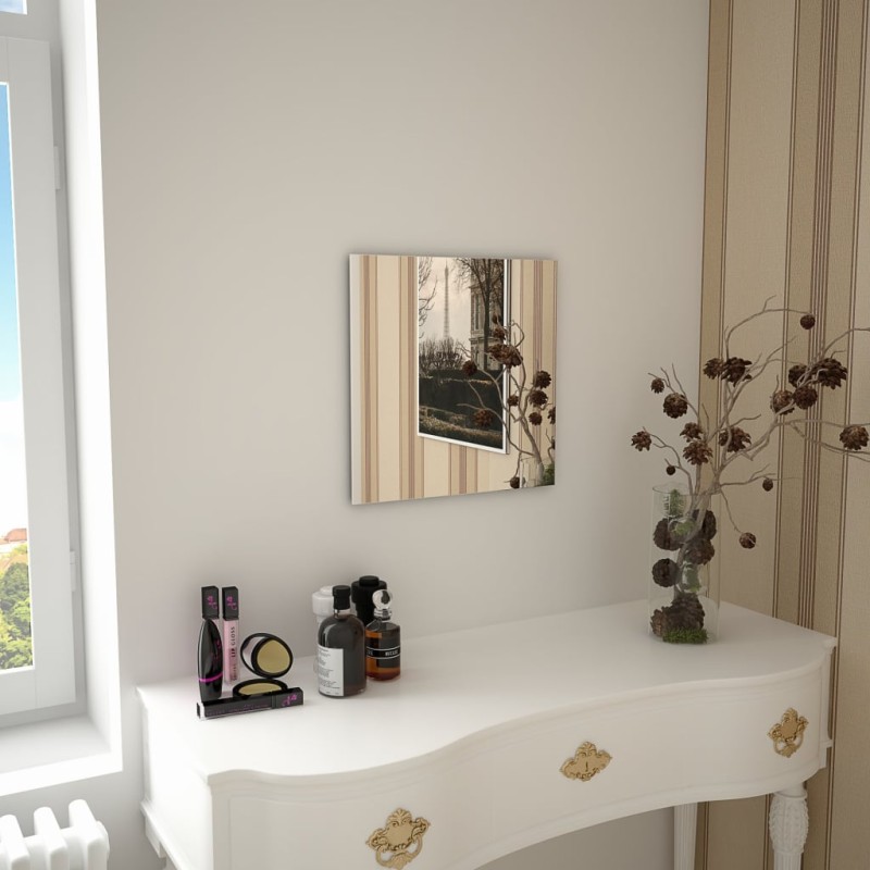 vidaXL Wandspiegel 40 x 40 cm Quadratisch Glas vidaXL Wandspiegel 40 x 40 cm Quadratisch Glas