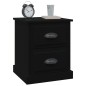 vidaXL Nachttisch Schwarz 39x39x47,5 cm Holzwerkstoff vidaXL Nachttisch Schwarz 39x39x47,5 cm Holzwerkstoff