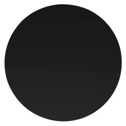 vidaXL Tischplatte aus gehärtetem Glas Rund 600 mm