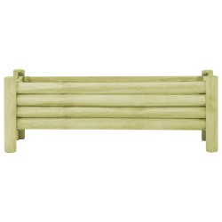 vidaXL Hochbeet Kiefernholz Imprägniert 120x40x42 cm
